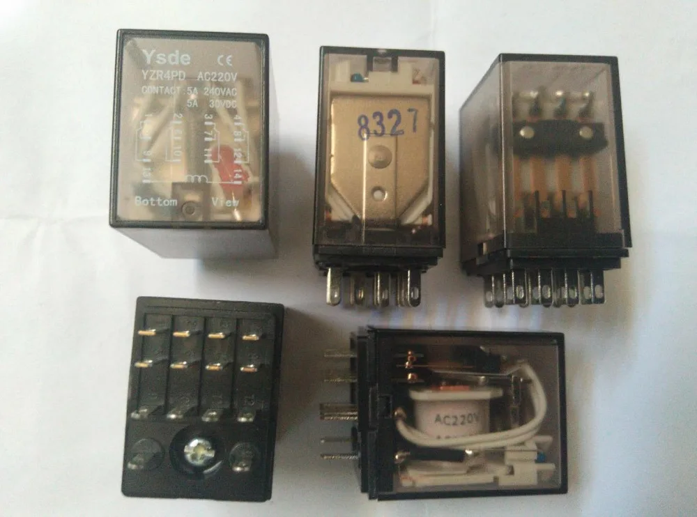 

ysde YZR4PD HH54P MY4 FCR4 ZY4 JZX-22F Реле AC220V