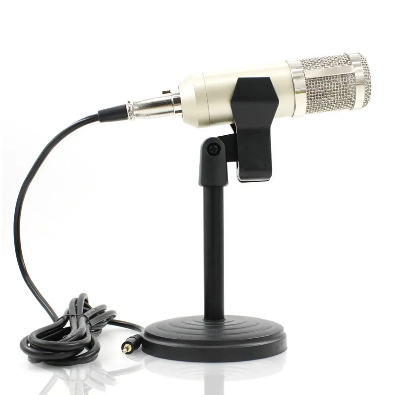 BM 800 Condenser Microphone Studio Recording Professional Wired Mic BM-800 With Desktop Stand For Computer Video Recording