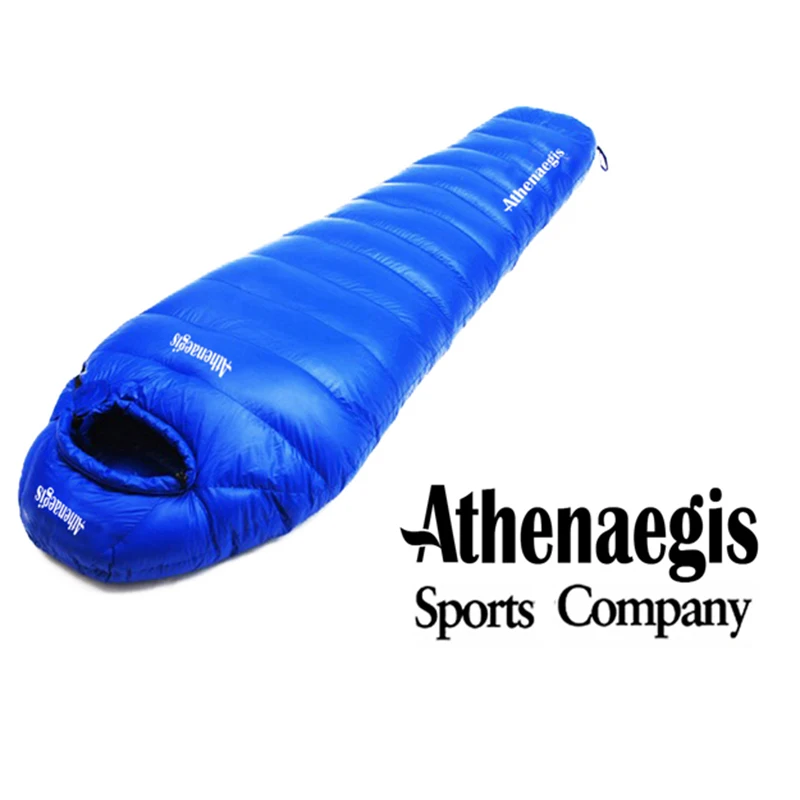 Athenaegis 1000G Goose Down Filling Spliced Adult Waterproof Winter Sleeping Bag Slaapzak Sac De Couchage