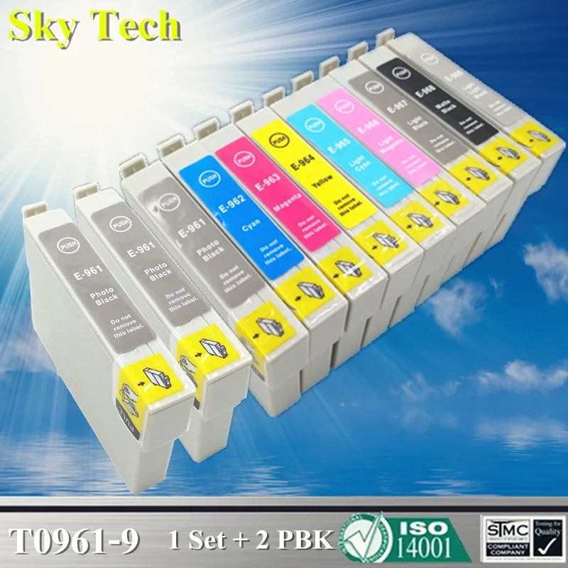 qualidade compativel cartuchos de tinta para t0961 t0969 para epson stylus foto r2880 foto tinta classica dentro 01