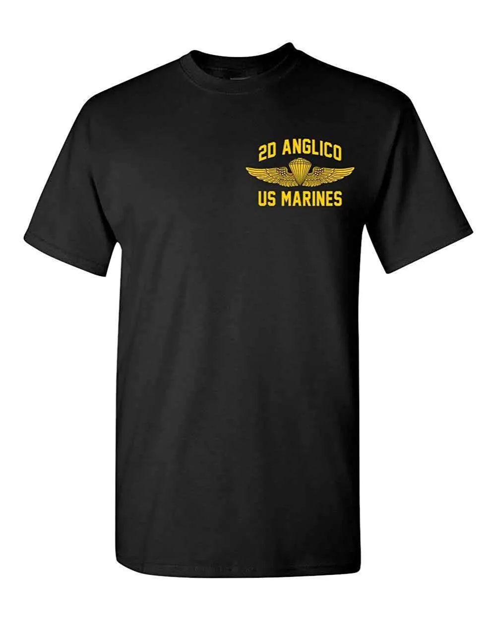 2019 New Brand  USMC 2nd ANGLICO 2D Air Naval Gunfire Liaison Company Marine Corps Shirt image 2