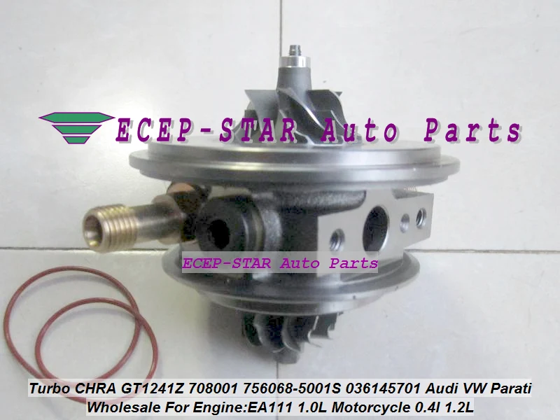 Free Ship Turbo Cartridge CHRA Core GT1241Z 756068-5001S 036145701 756068 708001 For VW Parati EA111 1.0L motorcycle 0.4-1.2L