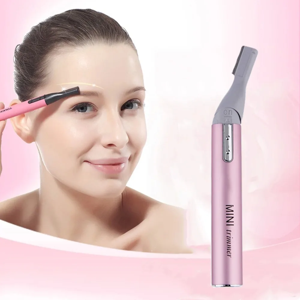 

50pcs/Lot Women's Electric Lady Shaver Legs Eyebrow Shaper Trimmer Hair Remover Mini professional lady beauty tool