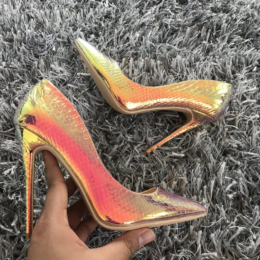 2023 wiosna buty markowe damskie szpilki kobiet pumpy damskie wysokiej buty na obcasie buty damskie nadruk z wężem kobiety pompy 8 10 12 cm