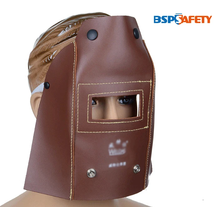 Grain Cow Leather Welder Hat Mig Tig Arc Welder Hat Face Shields Hood Helmets Welding Helmets