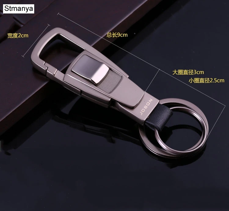 High Quality Key Chain Top Business keychains men \'s waist hanging Women car key ring Best Gift Key Holder With box