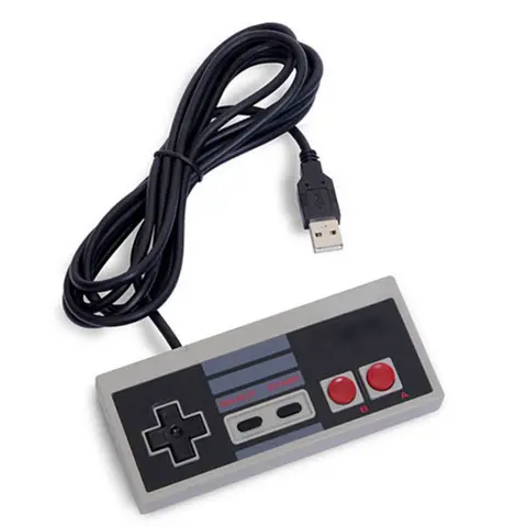 Per NES Controller USB cablato Gamepad PC/USB/NES Videogiochi per computer Maniglia Retro USB NES Controller Joystick Controle Gamepad