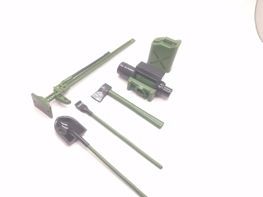 GWOLVES 4 pcs/6 pcs mini Haute simulation Tool Set Pour 1:10 Rock sur chenilles Axial SCX10 CC01 RC4WD D90 TF2 traxxas trx-4 RC pièces