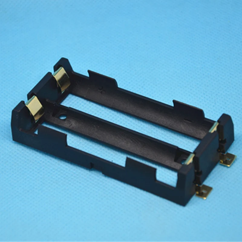 1 шт. Высокое качество для 2X18650 Держатель батареи с бронзовые значки коробка для хранения батареи