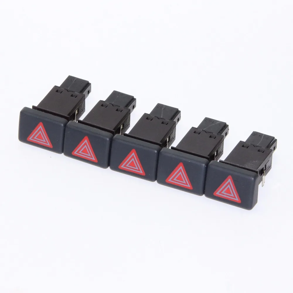 5PCS OEM Hazard Warning Lamp Switch Emergency Double Falsh Button 8ED 941 509 8E0 941 509 8E0941509 For A4 B6 B7