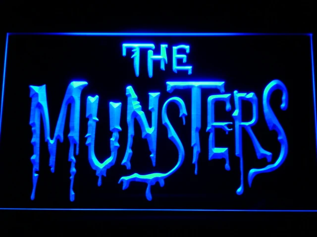 g255 The Munsters LED Neon Light Signs with On/Off Switch 20+ Colors 5 Sizes to choose