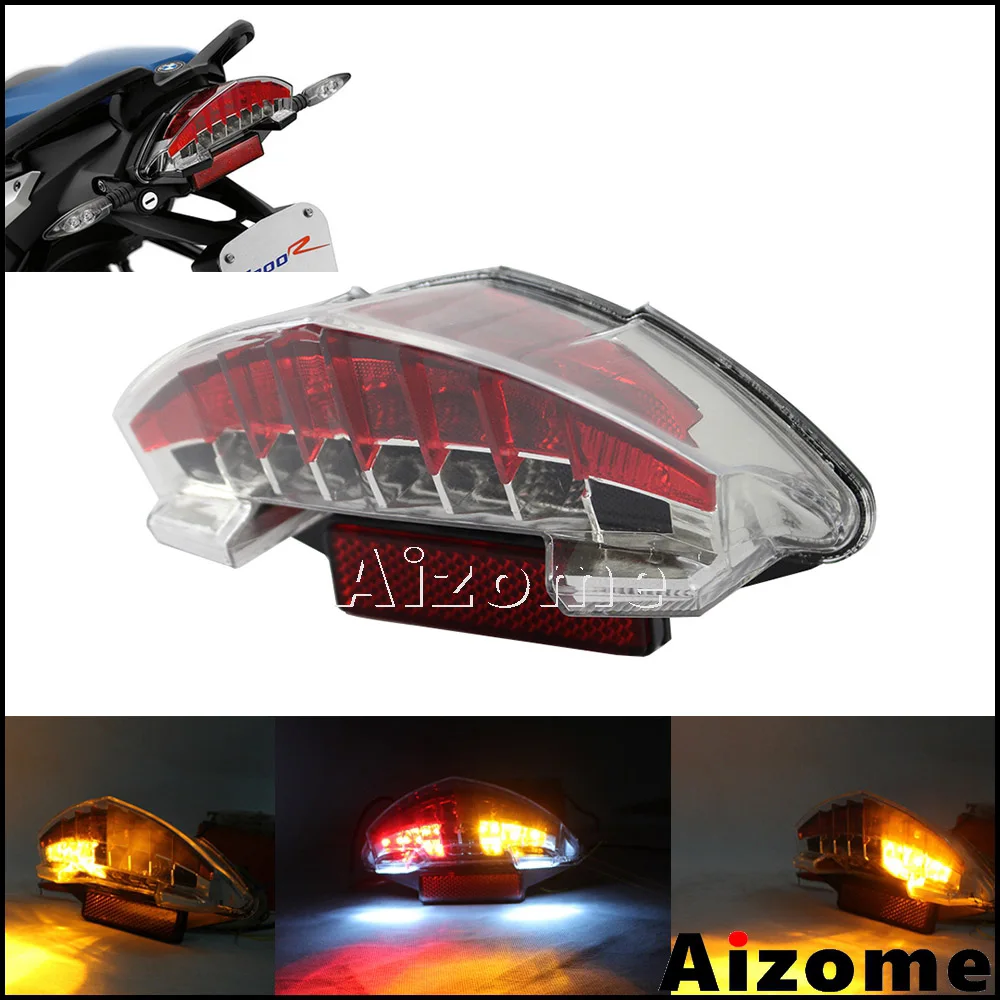 

Motorcycle LED Tail Light For BMW F800S F800GT F800ST K71 2009 -12 F800R K73 09-14 Moto Rear Integrated Turn SIgnals Brake Lamp