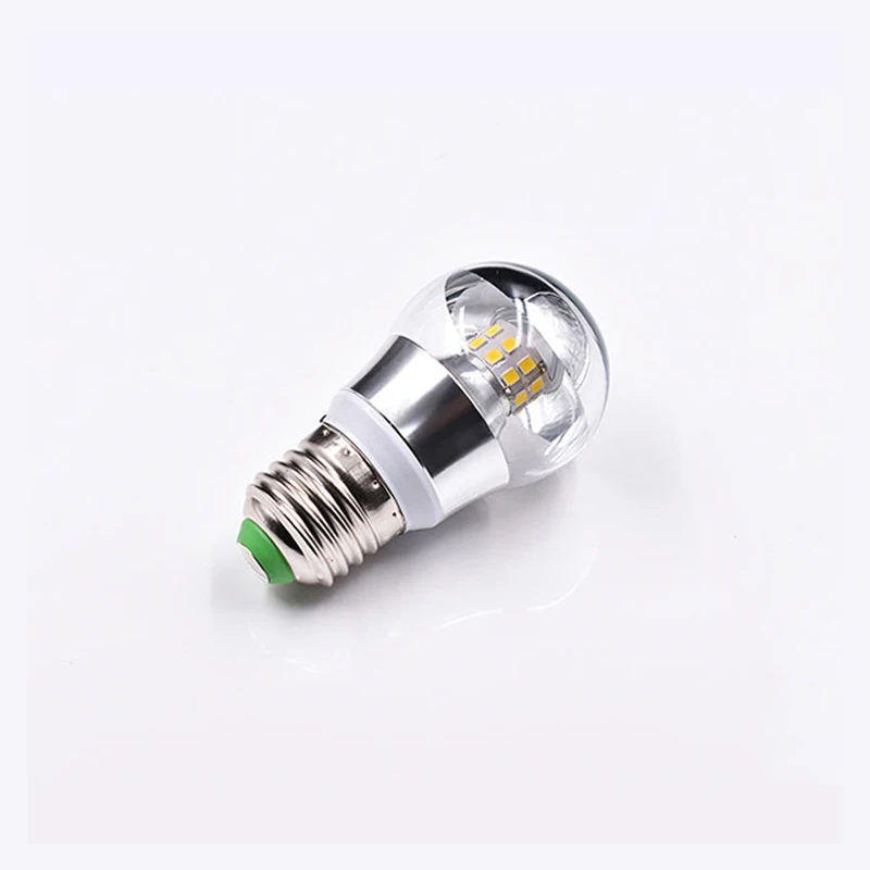 DONWEI LED Bulb E27 E14 LED Lamp 5W 7W Energy Saving Half Silvering Shadowless LED Light Bulb Bedroom Bar 0Living Room Lamp