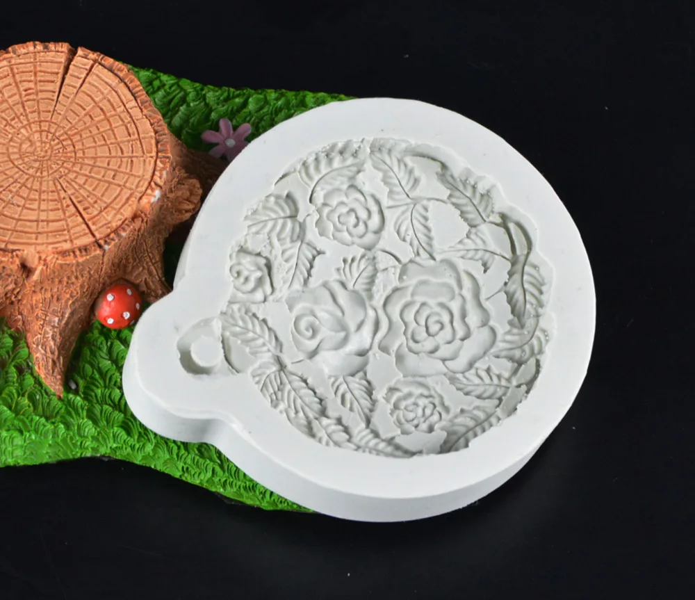 Rose Craft Art Silicone Soap Mold 3D Craft Molds DIY   Resin Clay Candle Molds Fondant Handmade Soap Moulds H498