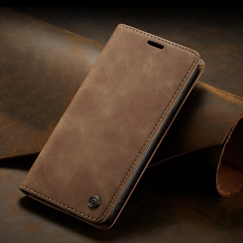 

Luxury Flip Cover For iPhone SE 2020 11 12 13 14 Pro 6 7 8 Plus X XR Xs Max Genuine Real Leather Wallet Card Holder Phone Case
