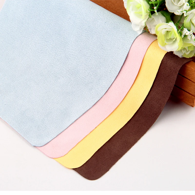 4pcs/lot Chamois Glasses Cleaner 150*180mm Microfiber Glasses Cleaning Cloth For Lens Phone Screen Clean