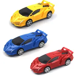 1pcs Kids Puzzle Mini Plastic Pull-back Car Toys Creative Upscale Racing Car Model Toys Great Birthday Gift Supplies