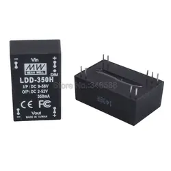 Meanwell LDD-350H DC2-52V 350mA MEAN WELL Original DC-DC Constant Current Step-Down LED Driver