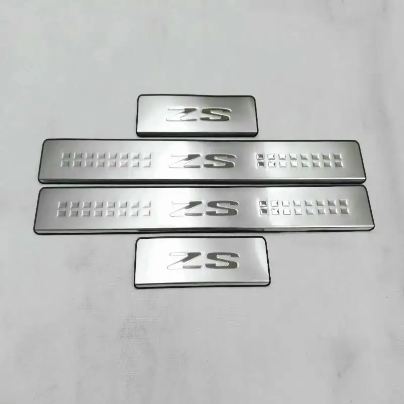 Car Accessories Original Threshold Bar For MG ZS 2017 2018 2019 2022 2023 2024 Door Sill Protector  Plate Trim Styling 4pcs