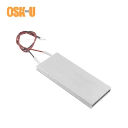 70x30x6mm PTC Heating Element 12V Aluminium Cover 60/140/230/80/160 Celsius Degree Thermostatic Air Electric Heater Element