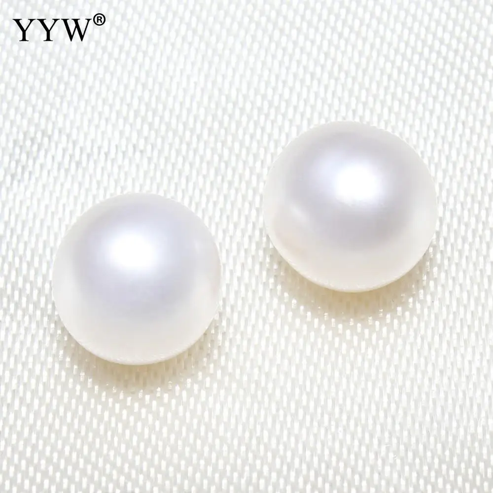 Wholesale Freshwater Pearl White Cultured Natural Stone Beads For DIY Earring Necklace Bracelets Jewelry Making No Hole