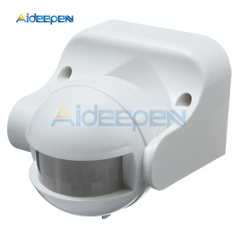 AC 220V-240V Infrared PIR Motion Sensor Outdoor 180 Degree Automatic Infrared IP44 Security PIR Motion Sensor Detector 50Hz