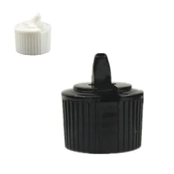 20-410  24-410 ribbed side plastic Spout Top Caps Dispensing TURRET Cap 10pc