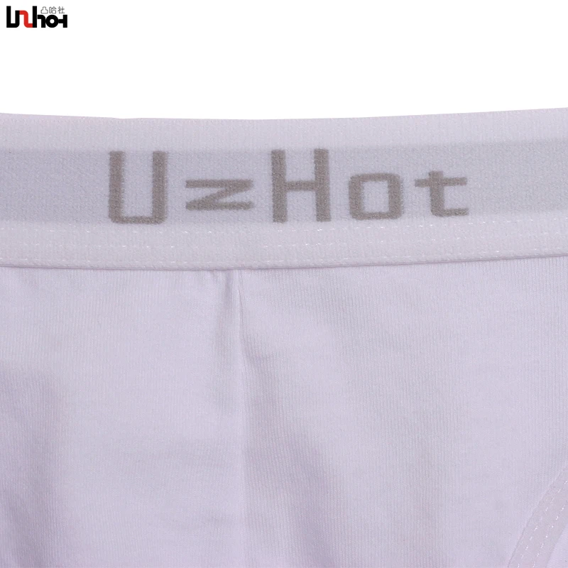 UzHot breathable U convex bag narrow hips bright cotton men\'s briefs underwear DAN13013A