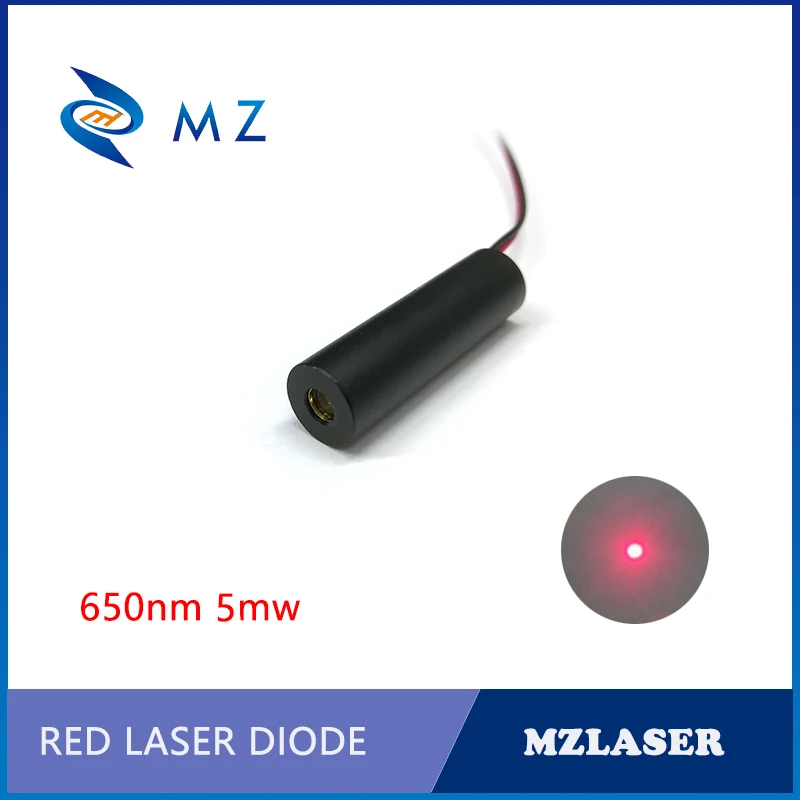 Standard 8mm 650nm 5mw Industrial APC Drives Red Dot Laser Module