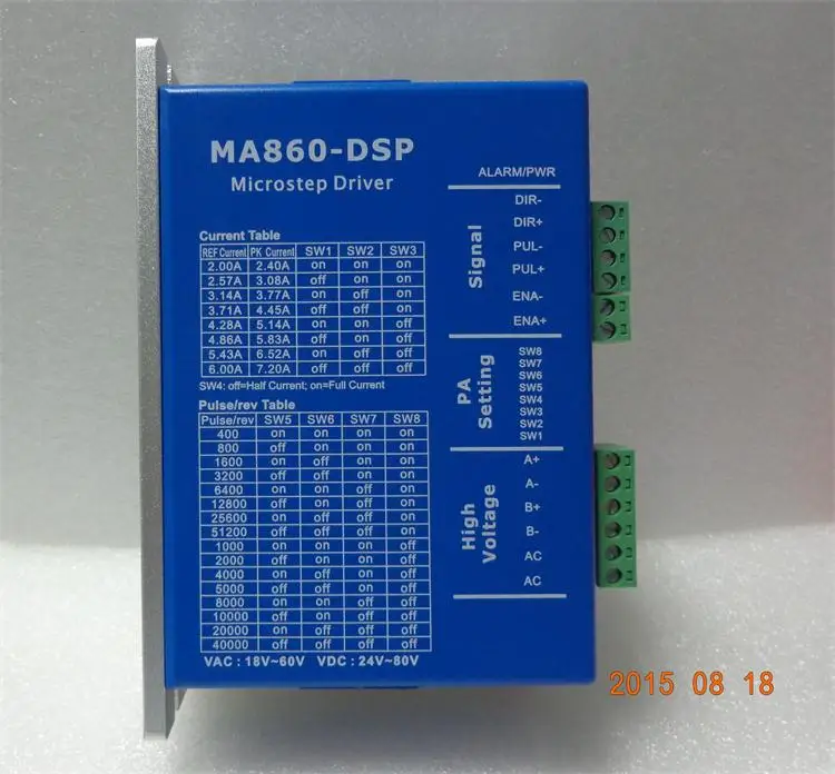 Produk baru desain DSP 2-phase stepper driver MA860-DSP