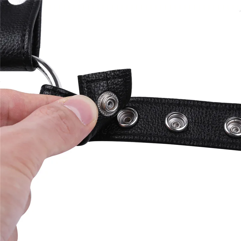 Men Bondage Exotic Lingerie Gay Leather Harness Mens Body Chest Half Harness Belt Costume Gothic Gay Male Bondage Ring