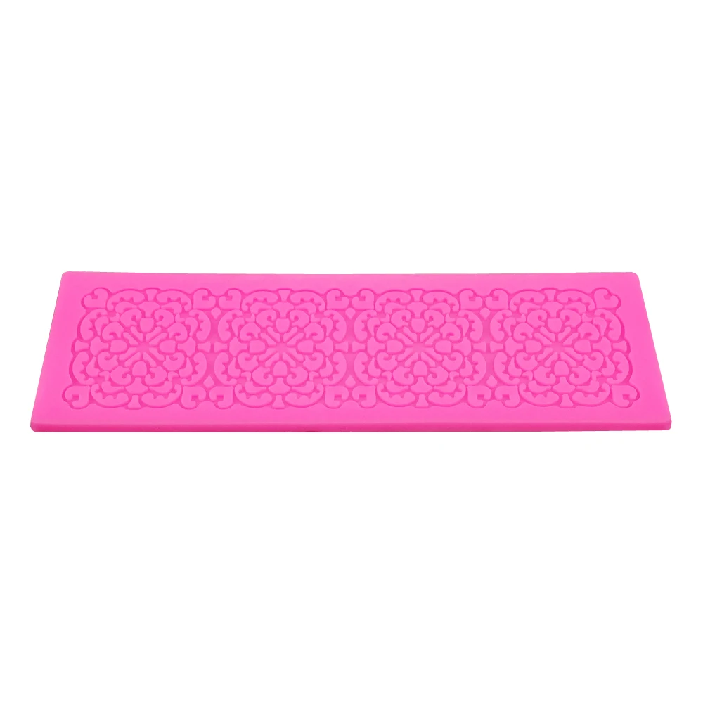 M0318 Silicone Cake Lace Mat Silicone Lace Mold Fondant Cake Decorating Tools Border Decoration Lace Mold Stencil Baking