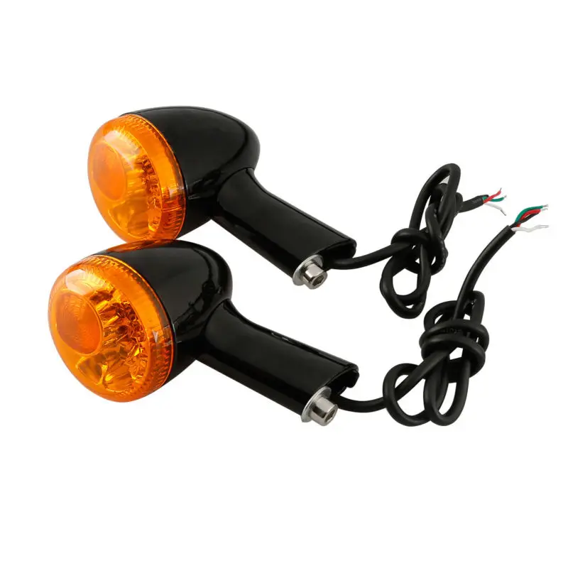 Motorcycle Amber Rear LED Turn Signal Lights Indicator For Harley XL883 XL1200 Sportster 1992-UP