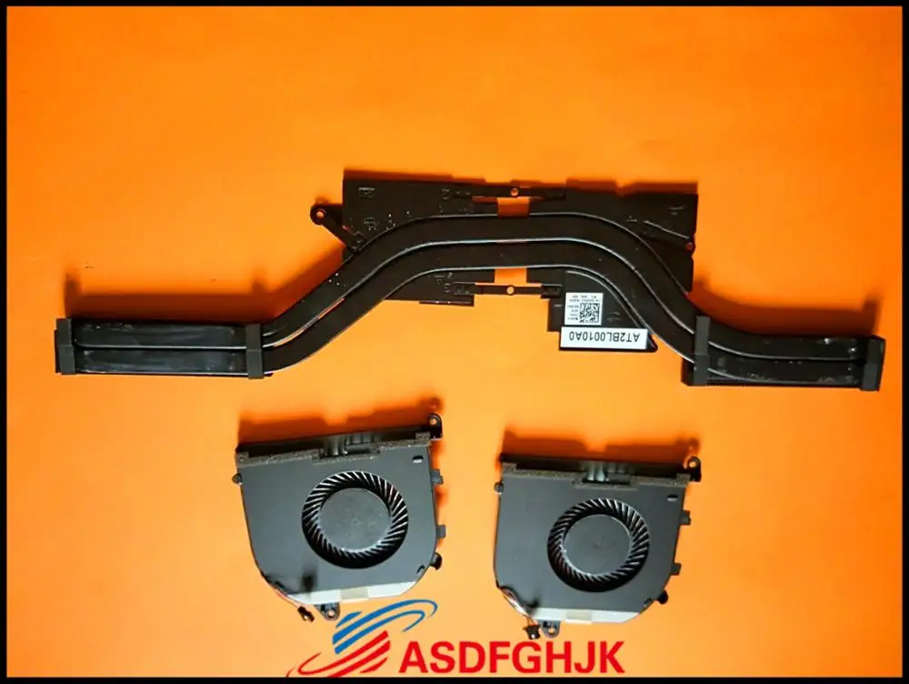 Original for Dell for XPS 15 9570 Series Laptop CPU Cooling Fan Heatsink 008YY9 0TK9J1 Test OK