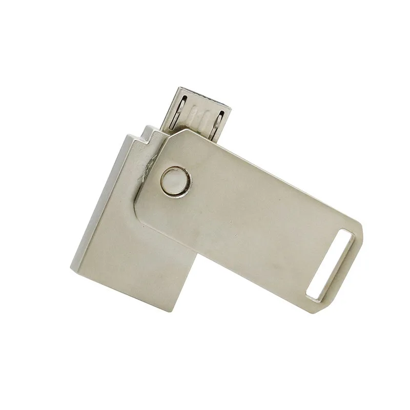 Unidad Flash USB OTG de 8GB, 16GB, 32GB, Memoria Micro USB externa, capacidad completa, disco de Metal U