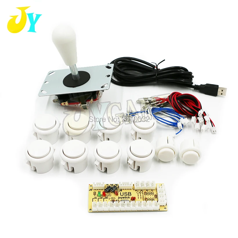 DIY Zero Delay Replacement Parts USB Arcade Encoder PC Joystick 4.8mm 2.8mm Terminal Push Button