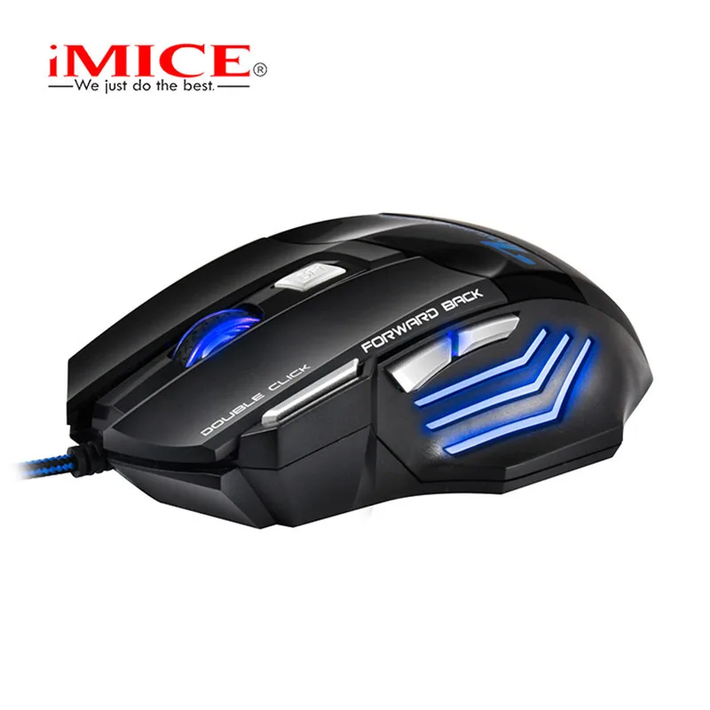 iMICE Professional Wired Gaming Mouse X7 7 Button 3200 DPI LED Optical USB Computer Mouse Gamer Mice Game Mouse Silent Mause PC