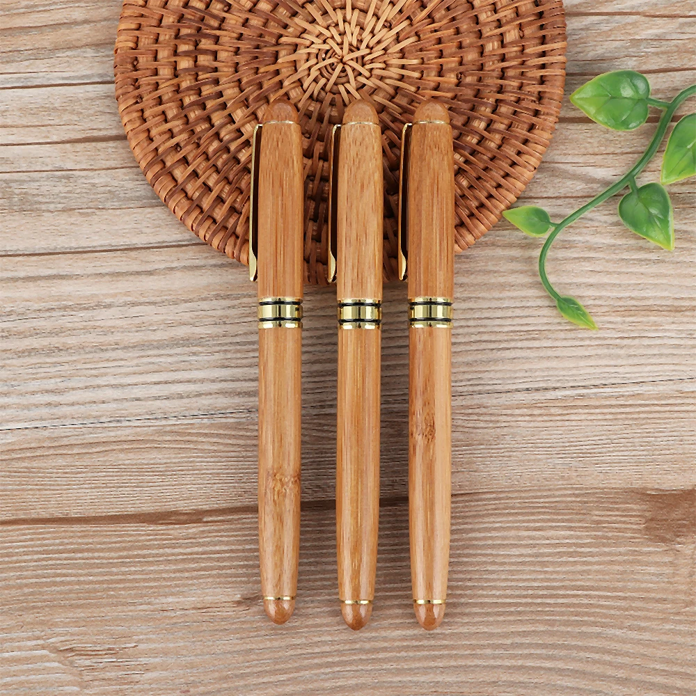 1Pc Bamboo Calligraphy Art Fountain Pen Broad Stub Chisel-Pointed Nib 0.7mm 1.1mm 1.5mm 1.9mm 2.5mm 2.9mm Writing Tool