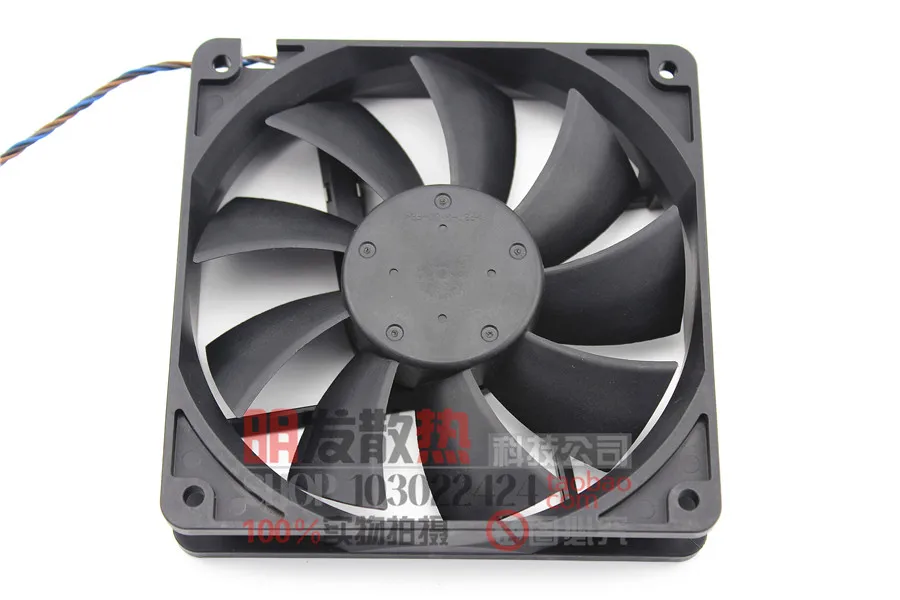 12CM 12025 12V 0.72A 4710KL-04W-B56 four-wire PWM temperature control cooling fan