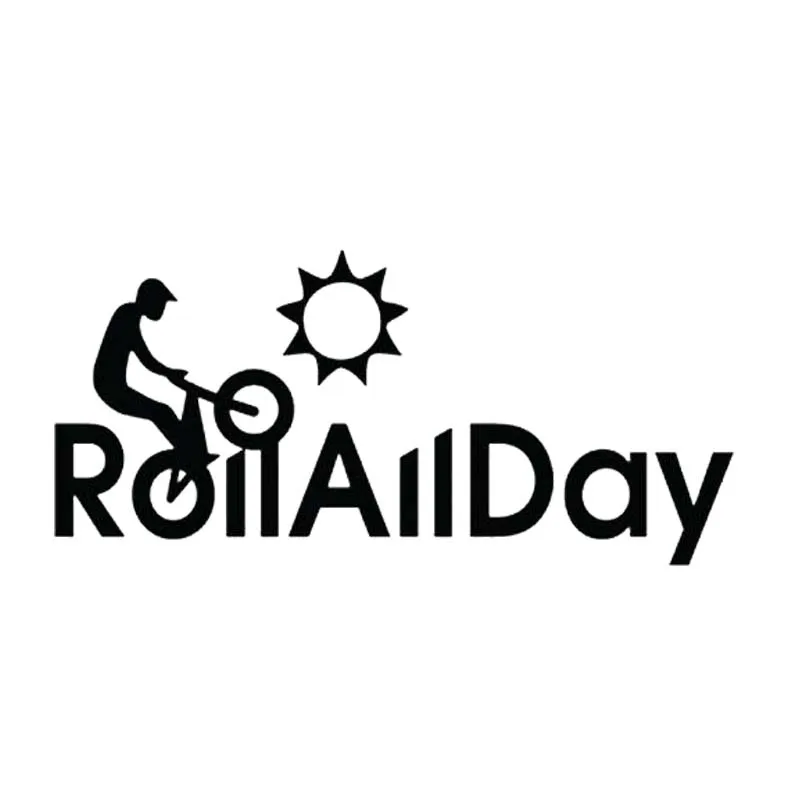 ROLL ALL DAY VINYL CAR I PAD LAPTOP WINDOW WALL BUMPER STICKER AUTO