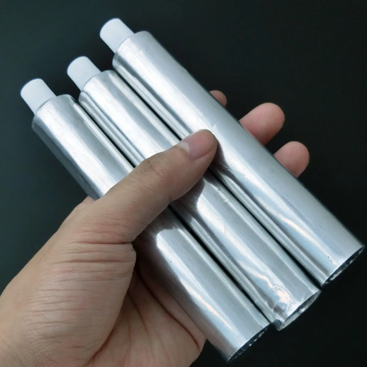 Wholesale Toothpaste Tubes 10 Pieces 30ml Aluminum Empty Travel Tube Toothpaste Unsealing Tubes DPJD Protect Packing