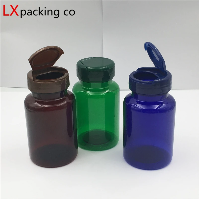 Garrafas plásticas vazias para cremes, recipientes cosméticos, jarra de varejo, marrom e verde, adequado para cremes e banho, 80ml, 120ml, 150ml,