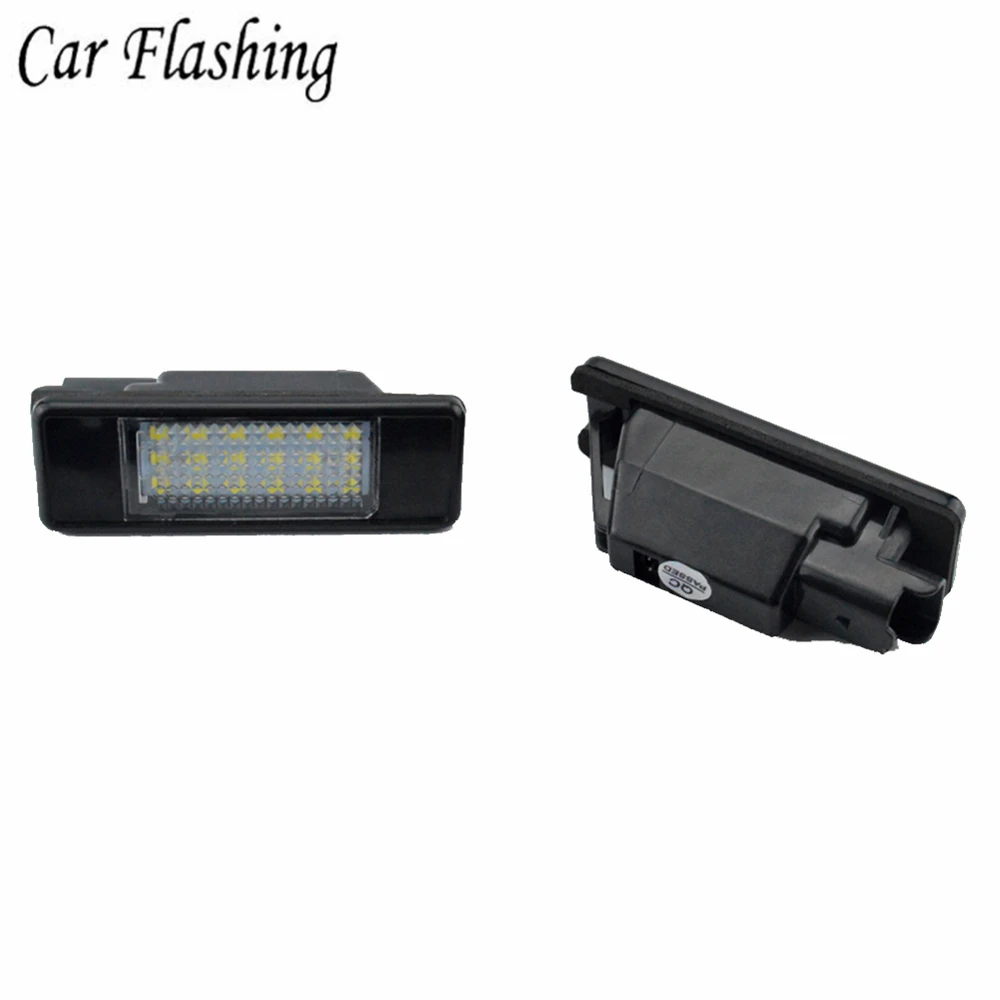 For Peugeot 106 1007 207 307 308 3008 406 407 508 607 For citroen C2 C3 C4 C5 C6 C8 DS3 license plate light License Number lamp