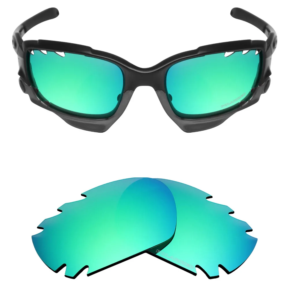 

SNARK POLARIZED Resist SeaWater Replacement Lenses for Oakley Jawbone Vented Sunglasses Emerald Green