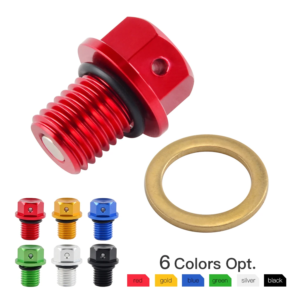 

M12xP1.5 Magnetic Oil Drain Plug Bolt Screw For Honda XR50R XR70R XR100R CRF50F CRF70F CRF100F XR250 XR400 XR250R XR400R XR600R