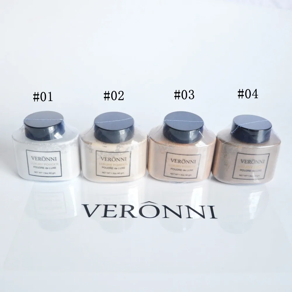 VERONNI – poudre de maquillage brillante, 1.5oz/42gm, produit de luxe, flambant neuf, scellé en usine, DHL, 48 pièces/lot