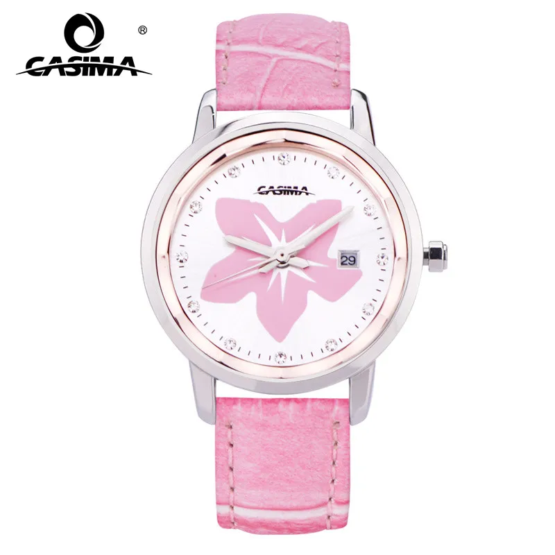 

Women Casual Quartz Watch Luxury Brand Watches Wristwatch Beauty Ladies Watch Calendar Display Waterproof 50m CASIMA #3002