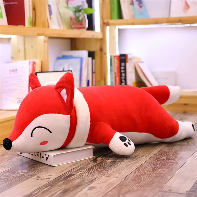 35-90cm Kawaii Dolls Stuffed Animals & Plush Toys Plush Pillow Fox Stuffed Animals Soft Toy Doll