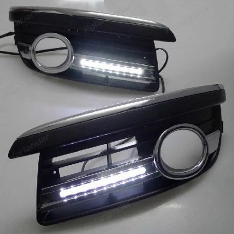 

2 pcs/lot LED DRL Car styling daytime running light car-specific for V/W S/agitar 2006 -2011 auto accessories