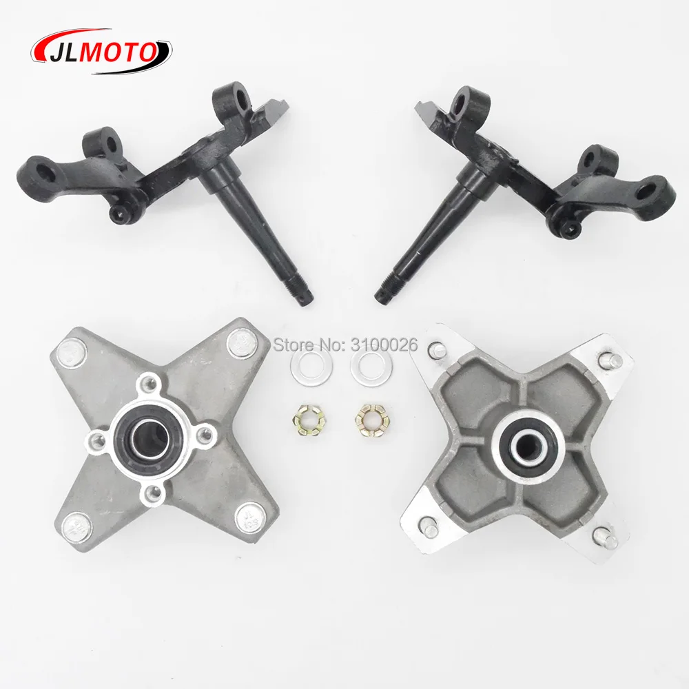 OEM Volle Set Links/Rechts Knuckle Spindel Mit Rad Hub Fit Für YAMAHA Banshee Krieger RAPTOR ATV YFZ YFM 250 350 QUAD BIKE Teile